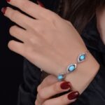 دستبند فیروزه زنانه کد 1202