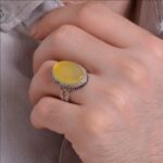 انگشتر شرف الشمس مردانه کد 1264