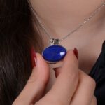 گردنبند لاجورد زنانه کد 1275