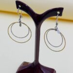 گوشواره نقره زنانه حلقه ای کد 1278