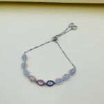 دستبند مجلسی نقره زنانه کد 1270