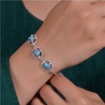 دستبند زنانه فیروزه کد 1296