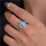 انگشتر فیروزه زنانه کد 1310