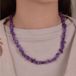 گردنبند آمیتیست زنانه کد 1302