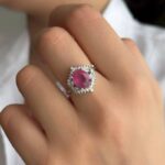 انگشتر یاقوت سرخ کد 1313