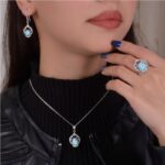 ست فیروزه زنانه کد 1332