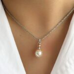 گردنبند مروارید زنانه کد 1324