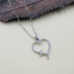 گردنبند نقره زنانه کد 1347