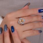 انگشتر الکساندریت زنانه کد 1360