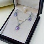 ست نقره زنانه آمیتیست