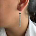 گوشواره نقره زنانه کد 1375