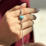 دستبند فیروزه زنانه