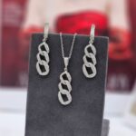 ست نقره زنانه کد 1406