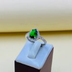 انگشتر زمرد زنانه کد ۱۴۰۹