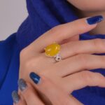 انگشتر عقیق شرف الشمس کد ۱۴۳۵