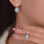 ست فیروزه زنانه کد ۱۴۳۹