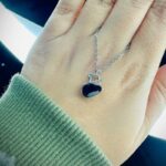 گردنبند یاقوت کبود زنانه کد ۱۴۴۲
