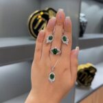 ست زمرد زنانه کد ۱۴۴۱