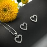 نیم ست نقره زنانه کد ۱۴۵۰