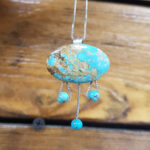 گردنبند فیروزه فانتزی کد ۱۴۶۵