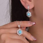 ست فیروزه زنانه کد ۱۴۷۴