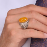 انگشتر شرف الشمس مردانه کد 1503