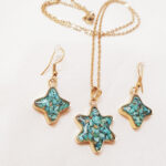 ست فیروزه زنانه کد ۱۵۱۱