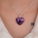 گردنبند آمیتیست زنانه کد ۱۵۴۲