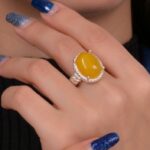 انگشتر شرف الشمس زنانه کد ۱۵۴۱