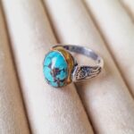 انگشتر فیروزه مردانه ۱۵۴۵ - Image 2