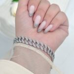 دستبند نقره جواهری زنانه کد 1555