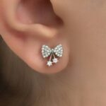 گوشواره نقره فانتزی زنانه کد ۱۵۷۰