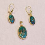 ست فیروزه زنانه کد ۱۵۶۹