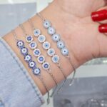 دستبند چشم نظر زنانه کد ۱۵۷۵