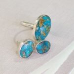 ست فیروزه زنانه کد ۱۵۸۷