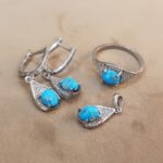 نیم ست فیروزه