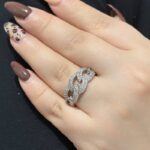 انگشتر جواهری زنانه کد ۱۶۰۵